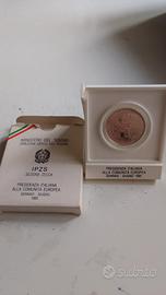 moneta 500 lire argento in scatoletta F.D.C.