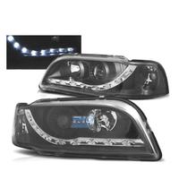 FARI PER VOLVO S40 V40 96-00 LUCE DIURNA LED NERO
