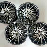 N°4 cerchi Tomason TN16 alluminio lucido 17x7,5