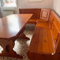 🔥  -25% entro 22.03 | Tavolo+panca+credenza legno