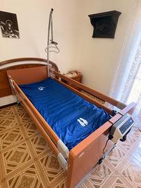 Letto degenza elettrico con materasso antidecubito
