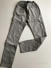 Pantaloni bambino 10 anni primaverili grigi
