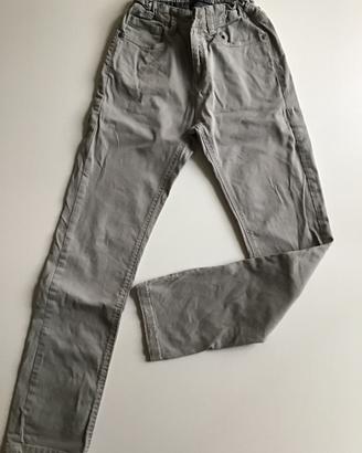 Pantaloni bambino 10 anni primaverili grigi