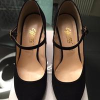 Décolleté Nero n.37 con cinturino