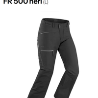 Wed'ze pantaloni sci freeride uomo FR 500 neri