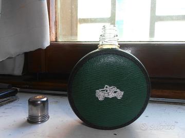 Fiaschetta verde da viaggio per alcolici