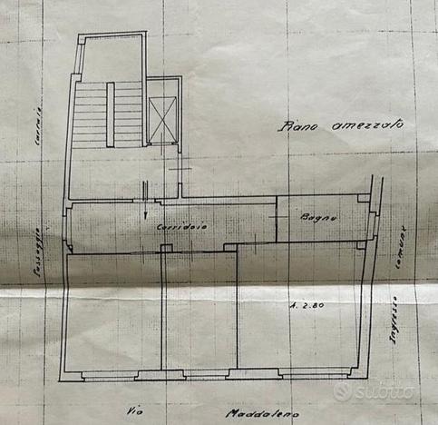 Via Maddalena mq 91 rifinito a nuovo