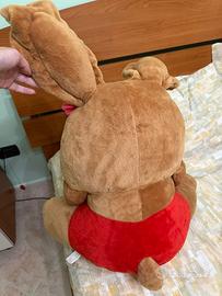 Grande peluche coniglio marrone
