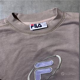 Felpa Fila girocollo grigio chiaro