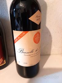 Brunello annata 1982 Bott. N° 1521