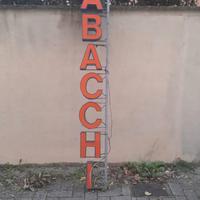 insegna luminosa originale vintage Tabacchi 