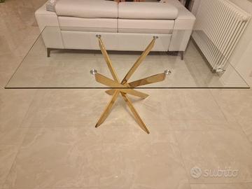 Tavolo in vetro temperato 160x90