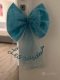 Fiocco nascita personalizzato