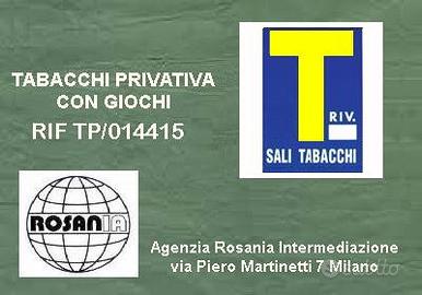 Tabacchi privativa scommesse (rif. tp/014415)