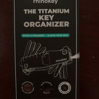 🔑 Rhinokey Titanium Key Organizer – Black Titanium