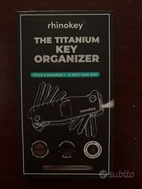 🔑 Rhinokey Titanium Key Organizer – Black Titanium