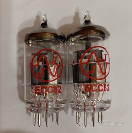 2xECC82 JJ exTesla funzionanti 