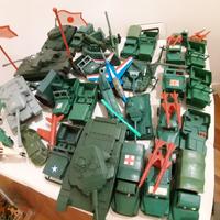 Lotto set giochi vintage carri armati, aerei 