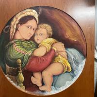 quadro dipinto a mano con cornice in legno