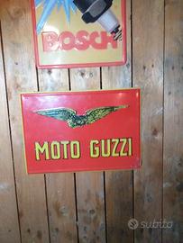 Targa Pubblicitaria Moto Guzzi 