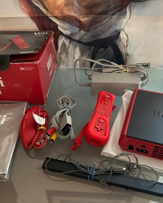 Nintendo Wii Mini rossa completa come nuova