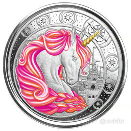 Ghana 2023 - 1 oz Ag Color - Unicorno "Jubilee"