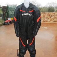 tuta moto 52 dainese uomo in pelle intera 