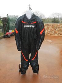 tuta moto 52 dainese uomo in pelle intera 