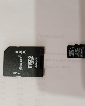 MEMORIA MICRO SD 8GB CON ADATTATORE HC