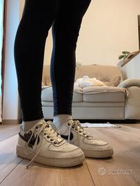 Nike Air Force 1 bianche e nere numeto 38
