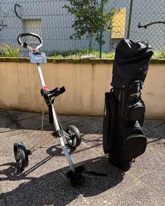 Sacca golf Callaway e carrello porta sacca