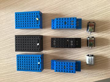 LEGO FERROVIA MOTORI E PORTAPILE (leggere le note)