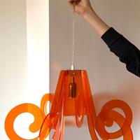 Lampada a sospensione  Emporium Arancione