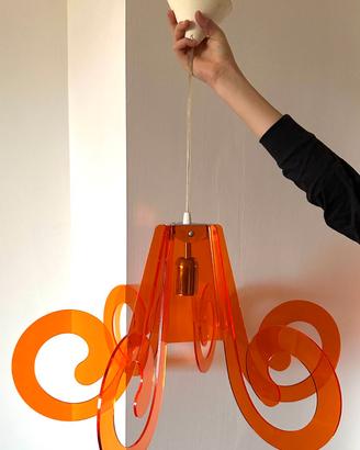 Lampada a sospensione  Emporium Arancione