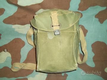 WW2 British Army 1944 Gas Mask Bag
