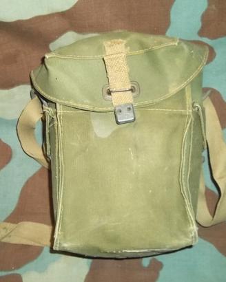 WW2 British Army 1944 Gas Mask Bag