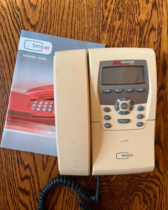 Telefono Fisso Telecom Sirio 187 con manuale orig.