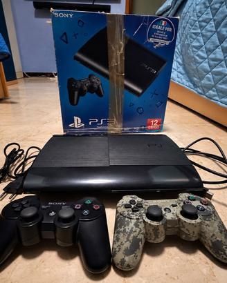 🎮 Playstation 3 slim 12 GB + 2 controller