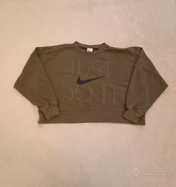 Felpa Nike Cropped Vintage Donna