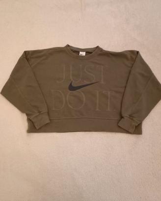 Felpa Nike Cropped Vintage Donna