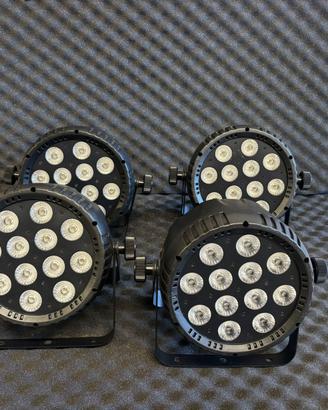 Fari led Showtec Club PAR 12/6 RGBWAU