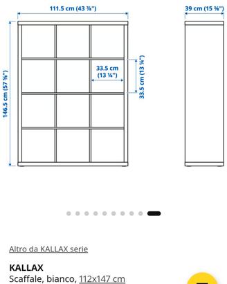 Libreria/scaffale kallax