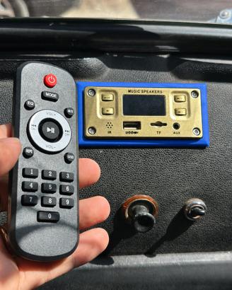 Autoradio Per Fiat 500 F L R 126 600 850 epoca