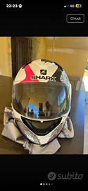 Casco integrale Shark Ridill Spring Bianco Nero Fu