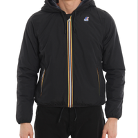 k-way Jacques Ripstop Marmotta black puffer jacket