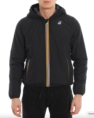 k-way Jacques Ripstop Marmotta black puffer jacket