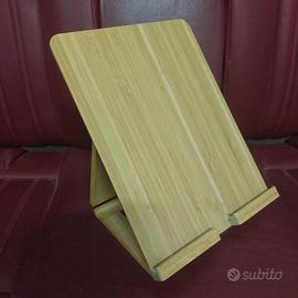 Supporto stand per tablet e smartphone IKEA bambù