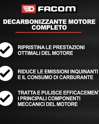 FACOM 006026 Additivo Decarbonizzante Motore Benzi