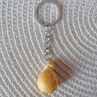 Portachiavi con provola in fimo handmade