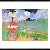 Quadro paesaggio originale certificato